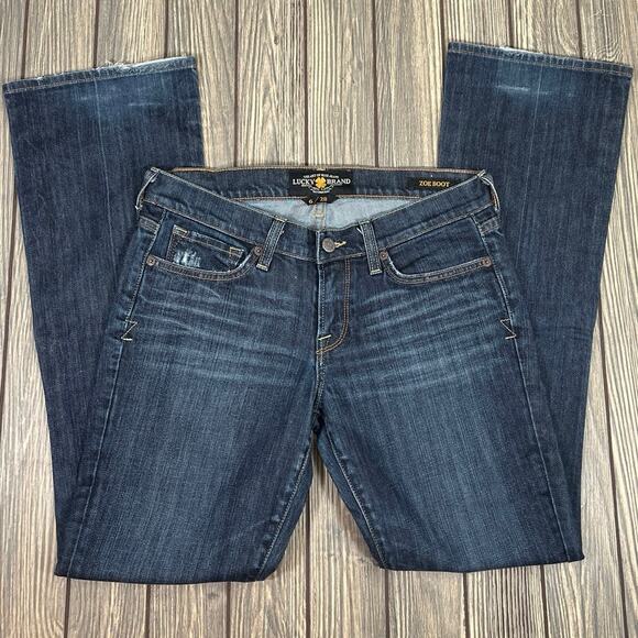 Lucky Brand Denim - Lucky Brand Jeans Zoe Boot Cut Women Sz 6/28 Americana Classic Western Denim